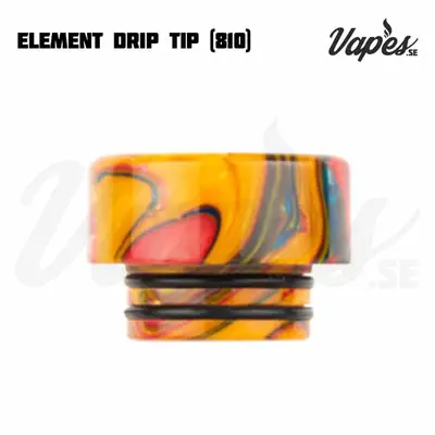 Element Resin Drip Tip (810) Lava Light