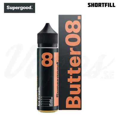 Supergood Butter 08 Shortfill Vape E-juice Sverige