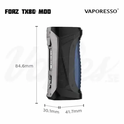 Vaporesso Forz TX80 Storlek