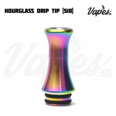 Hourglass Driptip (510) Rainbow