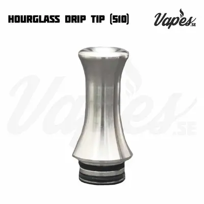 Hourglass Driptip (510) Silver