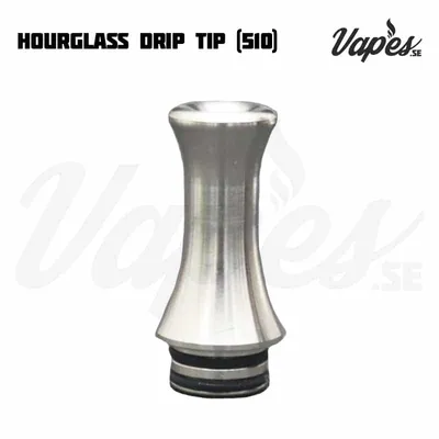 Hourglass Driptip (510) Silver