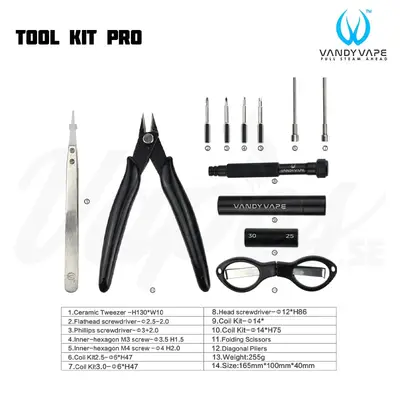 Vandy Vape Tool Kit Pro Tools