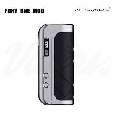 Foxy One Mod Silver Black Leather