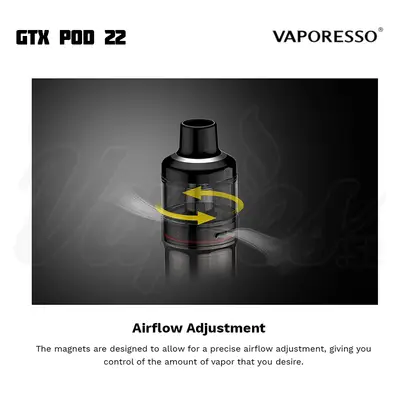 Vaporesso GTX Pod 22 Airflow Adjustment
