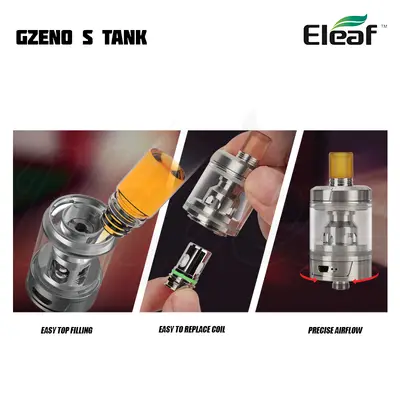 Eleaf GZeno S Tank Filling
