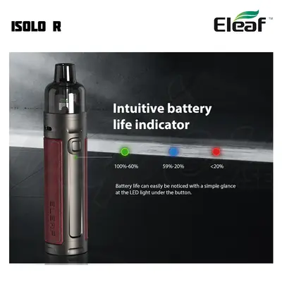 Eleaf iSolo R Battery Indicator