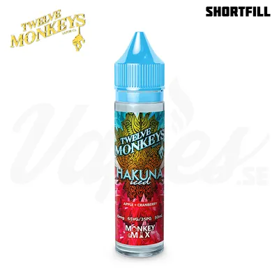 Twelve 12 Monkeys Hakuna Iced