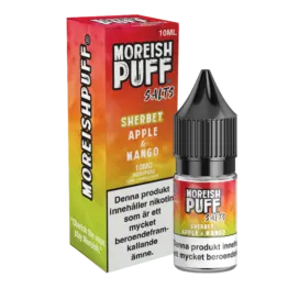 Moreish Puff Sherbet - Apple & Mango (10 ml, 10 mg, Nikotinsalt)