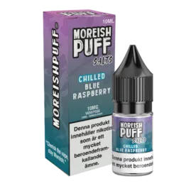 Moreish Puff Chilled - Blue Raspberry (10 ml, 10 mg, Nikotinsalt)