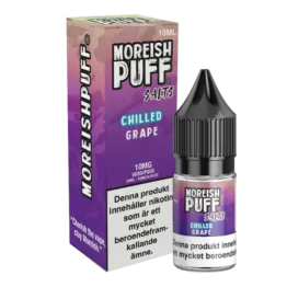 Moreish Puff Chilled - Grape (10 ml, 10 mg, Nikotinsalt)