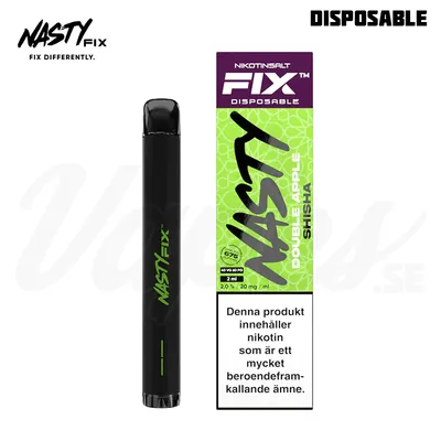 Nasty Fix - Double Apple Shisha (20 mg, Disposable)