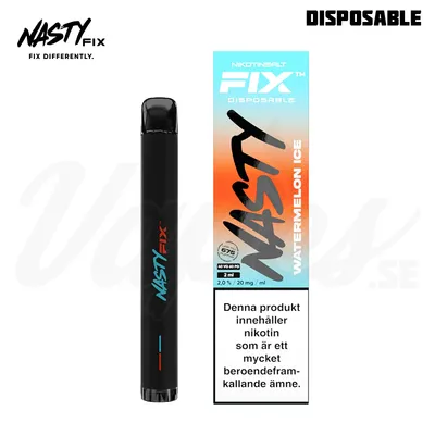 Nasty Fix - Watermelon Ice (20 mg, Disposable)