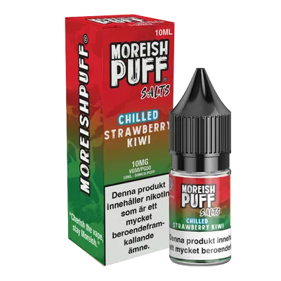 Moreish Puff Chilled – Strawberry & Kiwi (10 ml, 10 mg, Nikotinsalt)