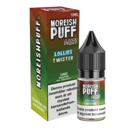 Moreish Puff Lollies - Twister (10 ml, 10 mg, Nikotinsalt)