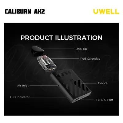 Uwell Caliburn AK2 Overview