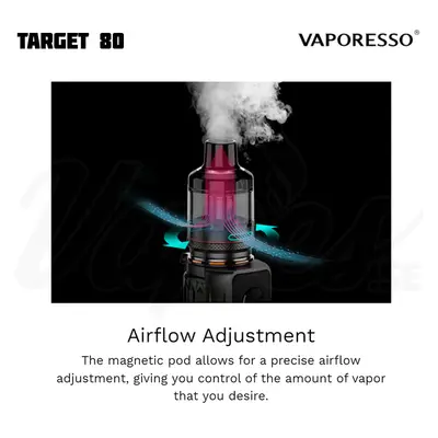 Vaporesso Target 80 Airflow Adjustment