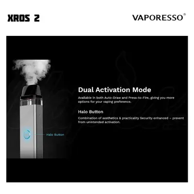 Vaporesso Xros 2 Dual Activation Mode