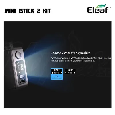 Eleaf Mini iStick 2 Kit (2,5 ml, 1050mAh)
