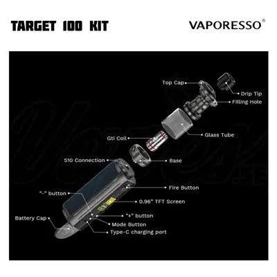 Vaporesso Target 100 Kit (100 W, 5 ml)