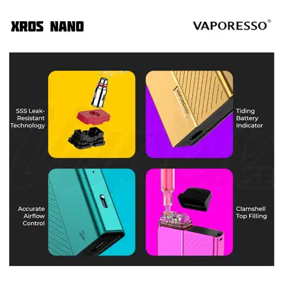 Vaporesso XROS Nano Pod Kit (2 ml, 1000 mAh)