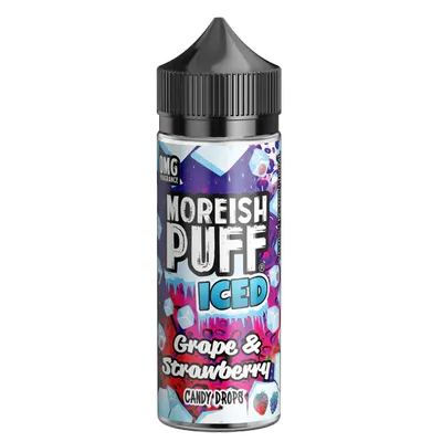 Moreish Puff Iced - Grape & Strawberry Candy Drops (100 ml, Shortfill)