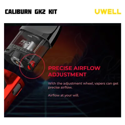 Uwell Caliburn GK2 Kit (2 ml, 690 mAh)
