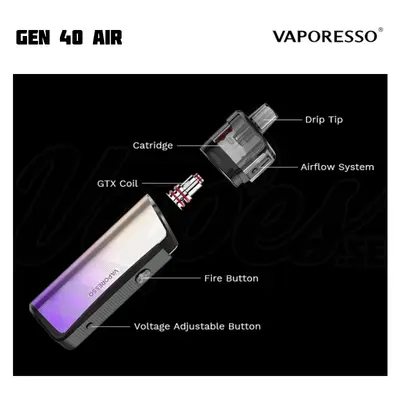 Vaporesso GEN 40 AIR Kit (4,5 ml, 1800 mAh)
