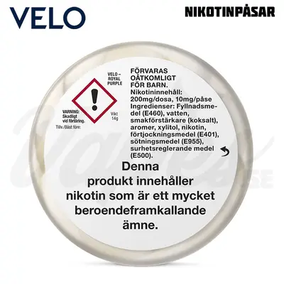 VELO - Royal Purple Strong | Slim (10 mg/portion)