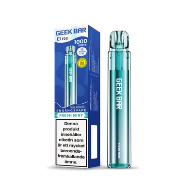 GEEK BAR Elite 1000 - Fresh Mint (20 mg, Engångs vape)