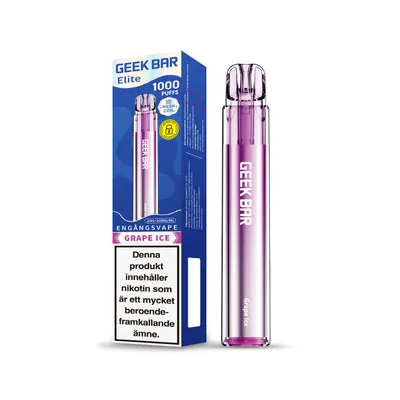 GEEK BAR Elite 1000 - Grape Ice (20 mg, Engångs vape)
