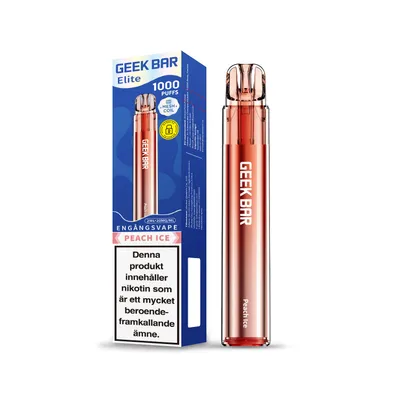 GEEK BAR Elite 1000 - Peach Ice (20 mg, Engångs vape)