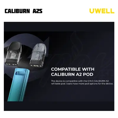 Uwell Caliburn A2S Pod Kit (2 ml, 520 mAh)