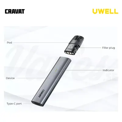 Uwell Cravat Pod Kit (1,5 ml, 300 mAh)