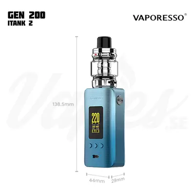 Vaporesso GEN 200 Kit (iTank 2 Edition) (220 W, 8 ml)