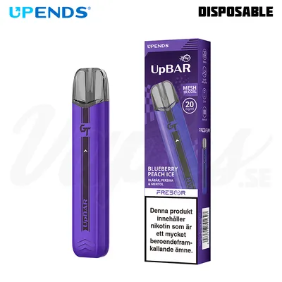 UpBAR GT 800 – Blueberry Peach Ice (Engångs Vape)