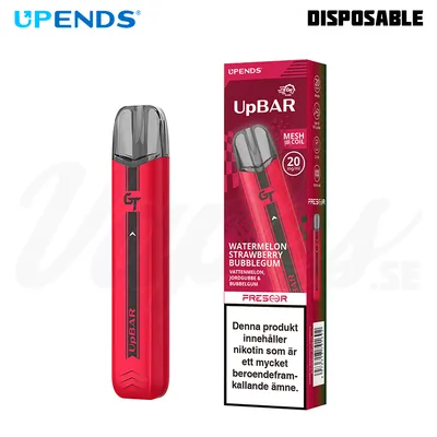 UpBAR GT 800 – Watermelon Strawberry Bubblegum (Engångs Vape)