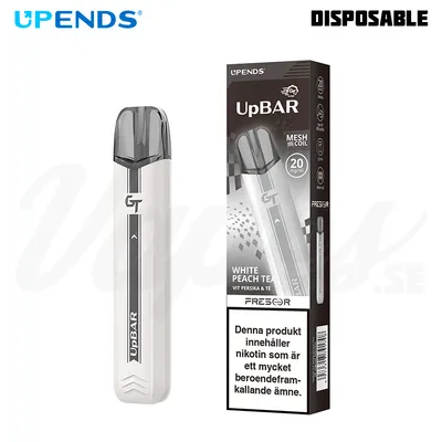 UpBAR GT 800 – White Peach Tea (Engångs Vape)