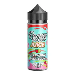 Ramsey Pod Juice - Straw Kiwi Bubblegum (100 ml, Shortfill)