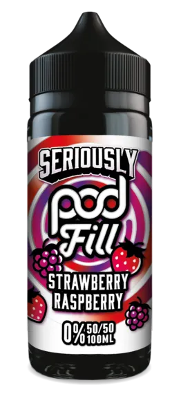 Seriously Pod Fill - Strawberry Raspberry (100 ml, Shortfill)