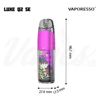 Vaporesso Luxe Q2 SE Size