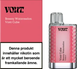 Vont Cube - Breezy Watermelon (20 mg, Engångs vape)