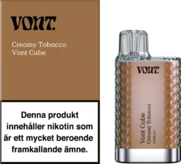 Vont Cube - Creamy Tobacco (20 mg, Engångs vape)