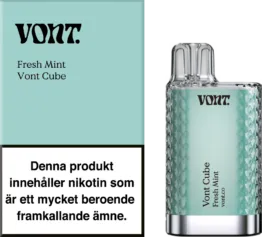 Vont Cube - Fresh Mint (20 mg, Engångs vape)