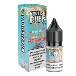 Moreish Puff Menthol - Apricot Watermelon (10 ml, 10 mg, Nikotinsalt)