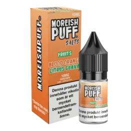 Moreish Puff Fruits - Blood Orange Citrus Guava (10 ml, 10 mg, Nikotinsalt)