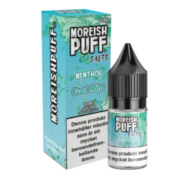 Moreish Puff Menthol - Cool Mint  (10 ml, 10 mg, Nikotinsalt)