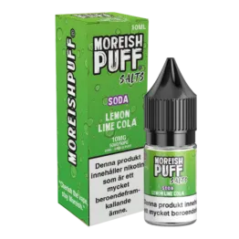 Moreish Puff Soda - Lemon Lime Cola (10 ml, 10 mg, Nikotinsalt)