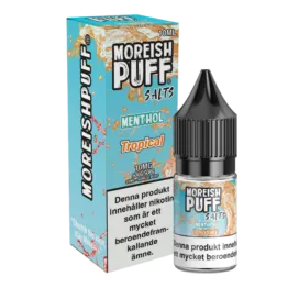Moreish Puff Menthol - Tropical (10 ml, 10 mg, Nikotinsalt)