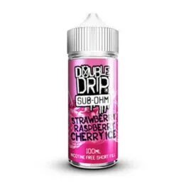 Double Drip - Strawberry Raspberry Cherry Ice (100 ml, Shortfill)